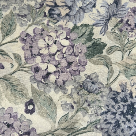 2 Vintage Jessica McClintock Pillowcases Purp Ruffled Lace Floral Pillowcases - Picture 7 of 9